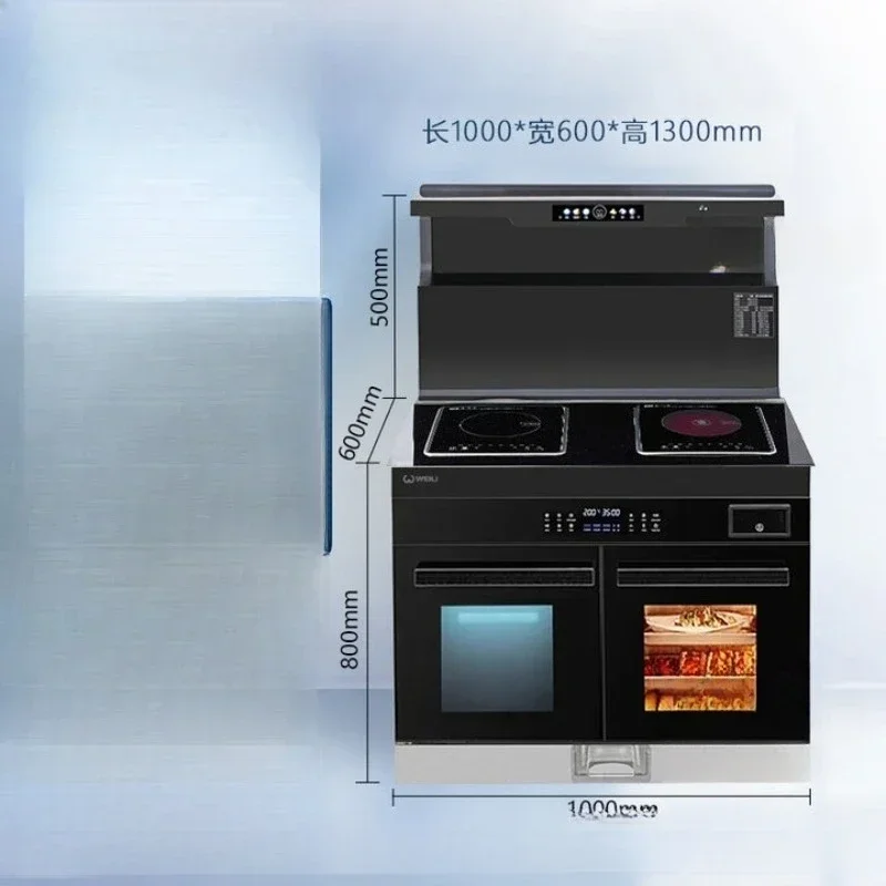 Pure electric integrated stove integrated stove household 750/900mm double electric apartment induction cooker electric