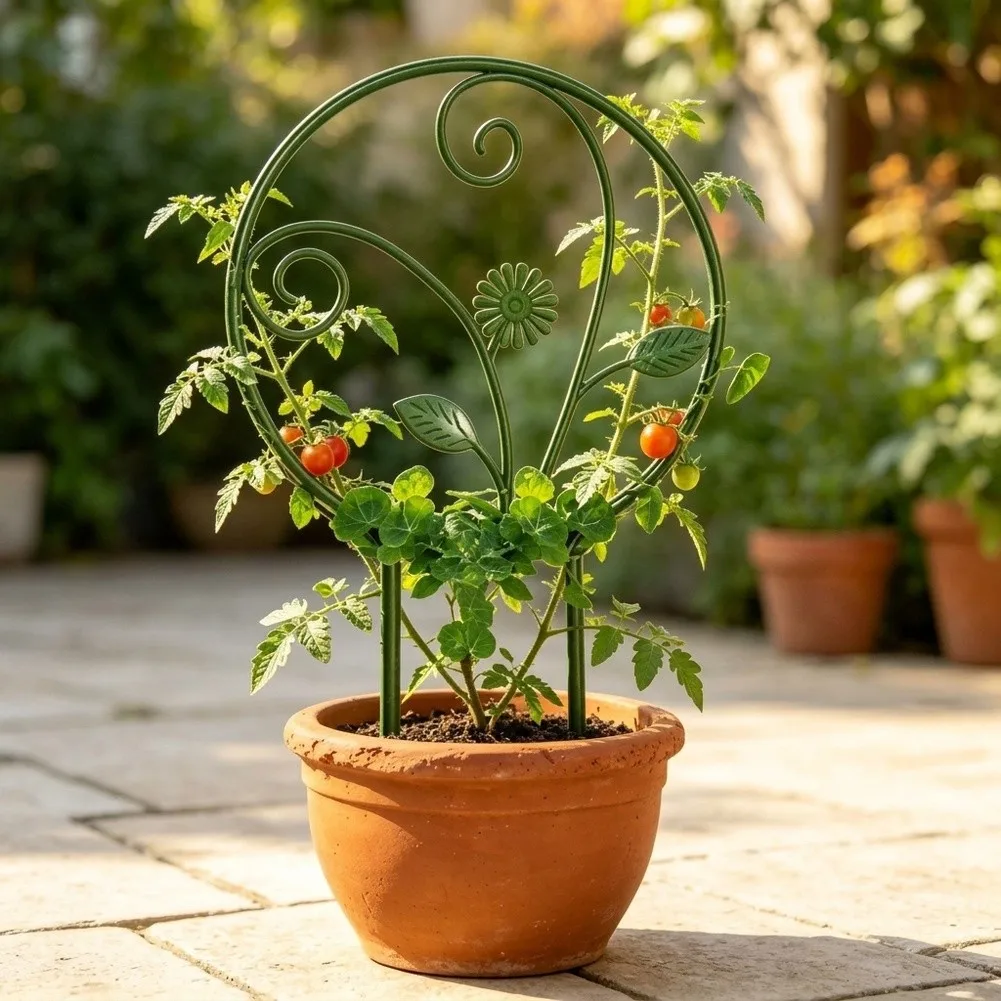 Plant Climbing Support Frame Made of Plastic for Ivy Clematis Honeysuckle and Compatible with For daisy Stands
