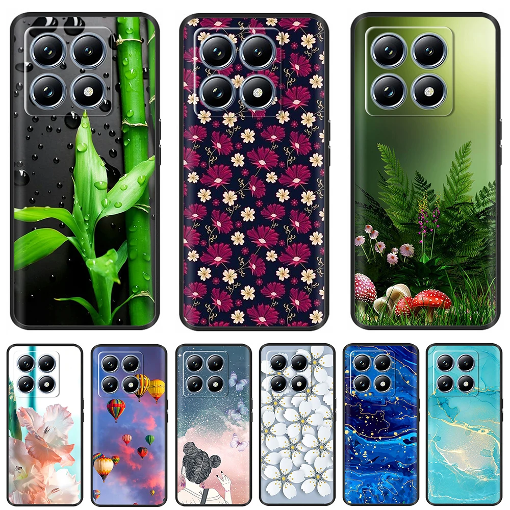 For Xiaomi 14T 5G Case Cool Animals Silicone Back Cover For Xiaomi 14T Pro 5G Phone Case 14TPro 14 T Coque Protector TPU Fundas