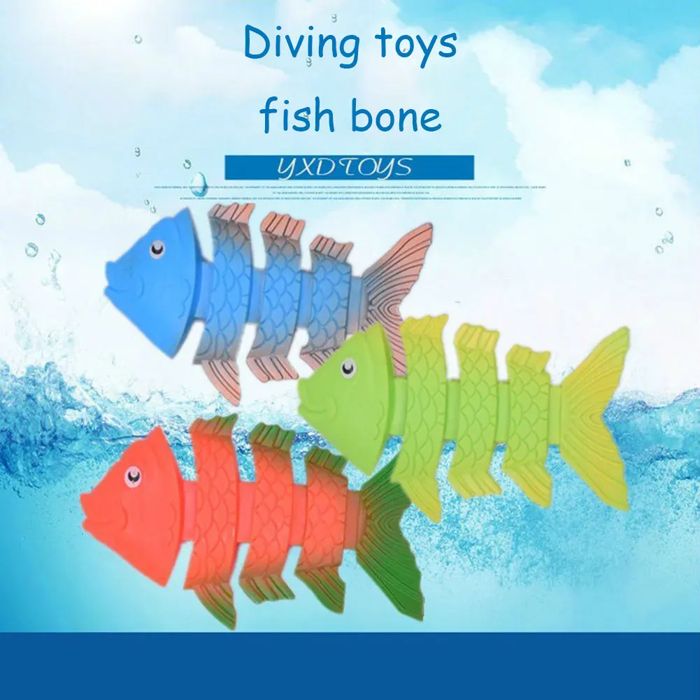 3Pcs Swimming Pool Throwing Toys Wear Resistant Underwater Diving Toys Colorful Underwater Fun Toys for Kids Dive Training