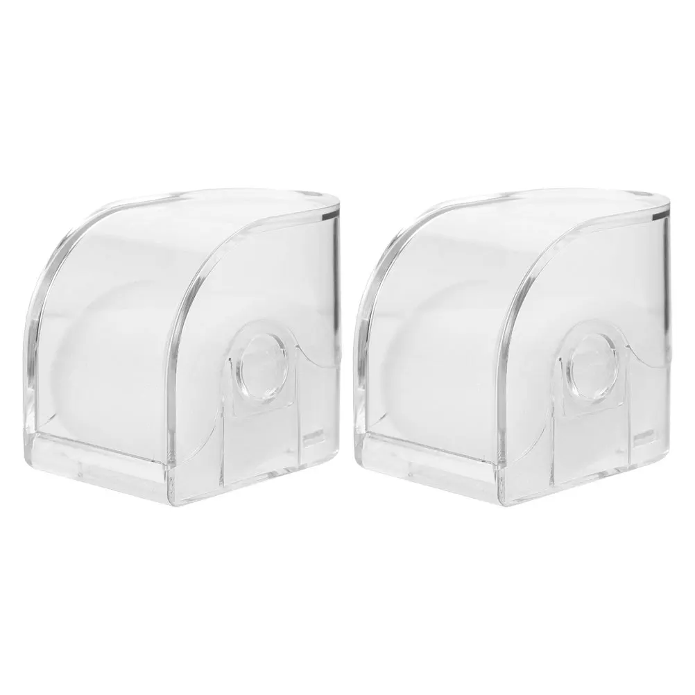 

2pcs Transparent Box Clear Acrylic Storage Case For Men Single Holder Display Stand Travel Organizer Durable Watch Display Case