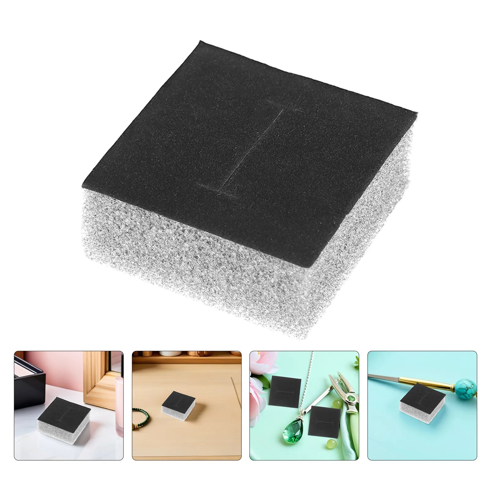 25 Pcs Jewelry Box Lining Case Padding Jewellery Foam Insert Cushion Rings Display Mat Sponge