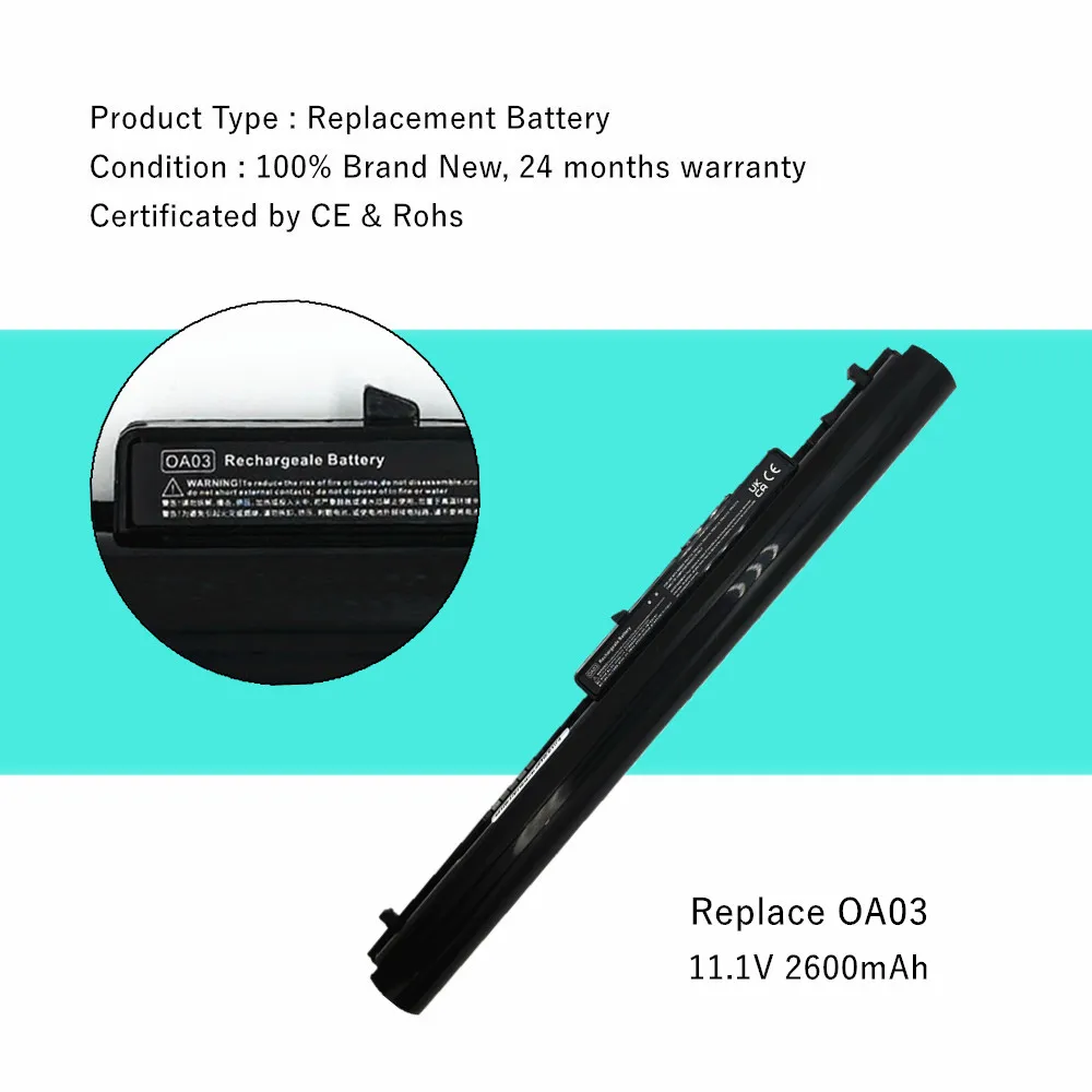 OA03 HSTNN-IB5Y Laptop Battery For HP HP Pavilion 15-p056sr OA04 240 245 255 G2 G3 CQ14 CQ15 TPN-C113 TPN-C114 TPN-F112