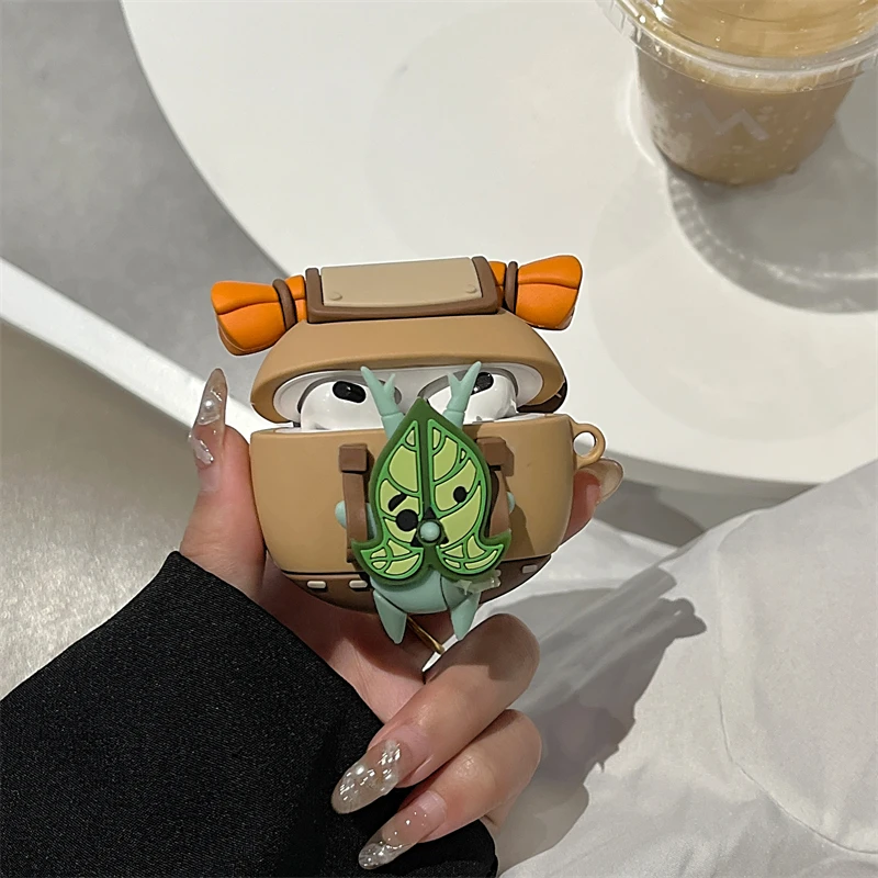 Pro 2 Case Zeldas Tears Yahaha Koroks Action Figures Earphone Case AirPods Pro 1 2 3 Cartoon Headphone Silicone Protective Cover