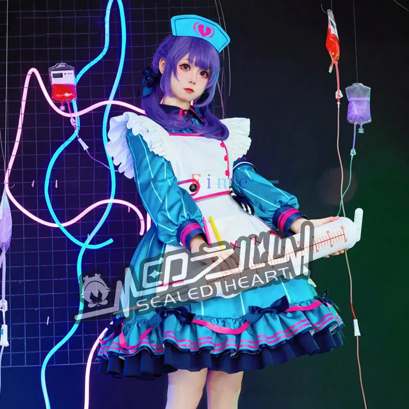 

Asahina Mafuyu Nurse Dress PJSK Cosplay Costumes Game Project Sekaii Cosplay Suit Women Party Suit Anime Uniforms Custom Made
