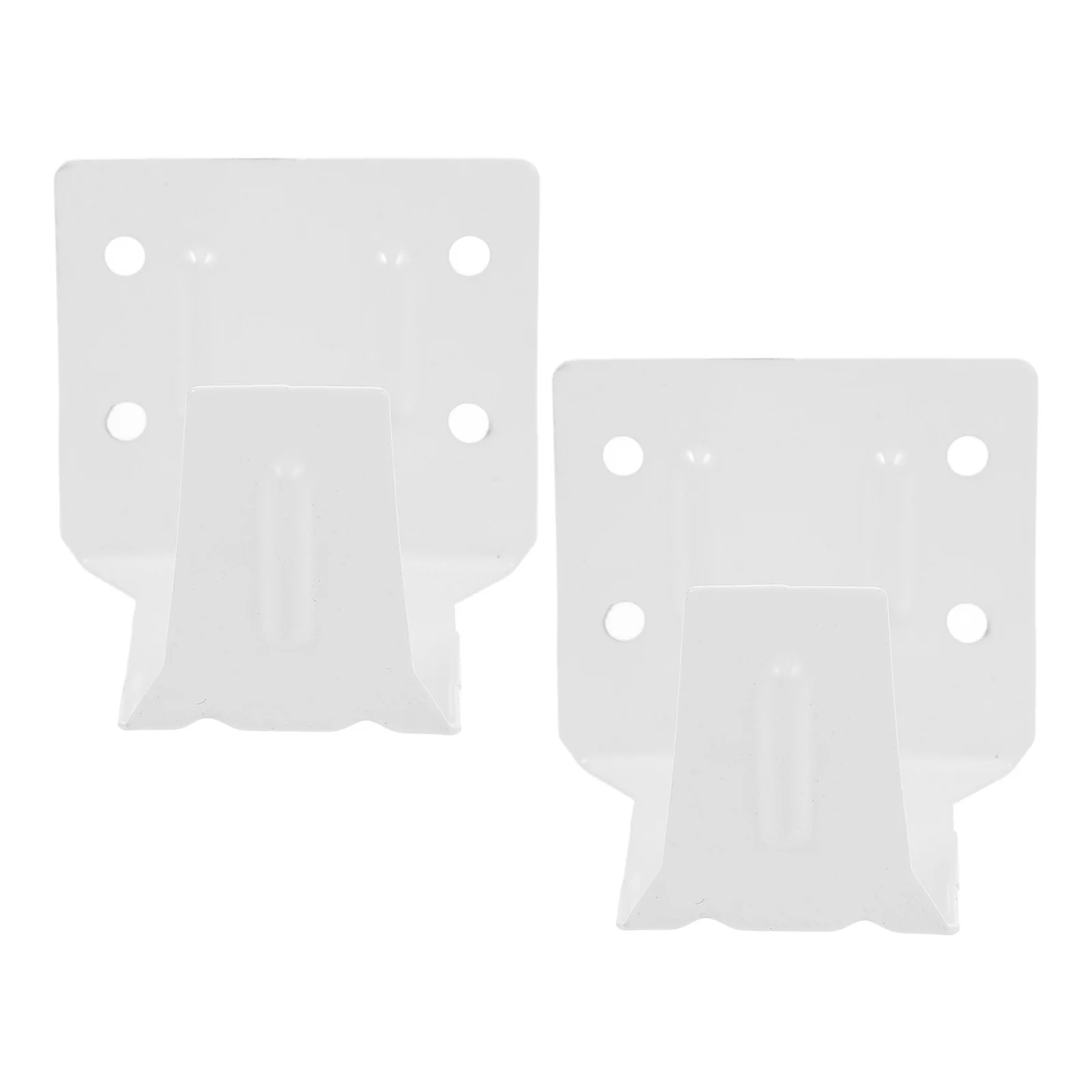 

2pcs White Window Brackets Center Support For Venetian Roller Blinds Mounting Hardware Mini Blind Replacement Parts Horizontal