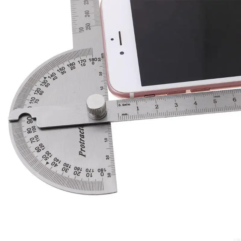 37me 180 grados Cursor Universal Regla Regla protractor Bisel Medición del ángulo acero inoxidable Herramienta