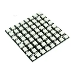 Matrice LED SMD pour Ardu37, WS2812, 5050 RVB, 8x8, 64 LED