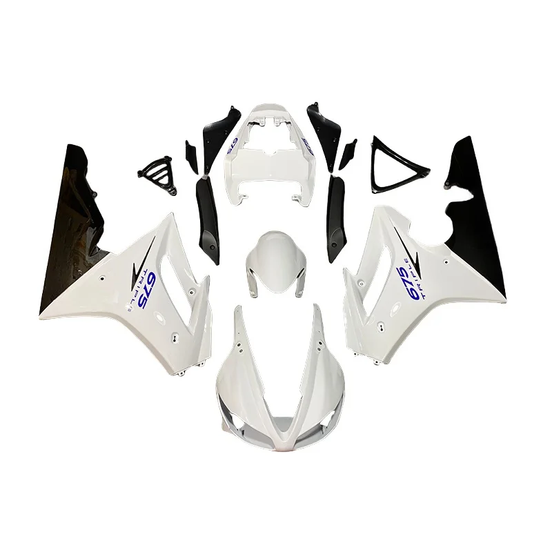 

Комплект обтекателей для Triumph Daytona 675 05 06 07 08 09-12 DAYTONA 675 2005 2008 2012 Набор обтекателей под давлением белый черный