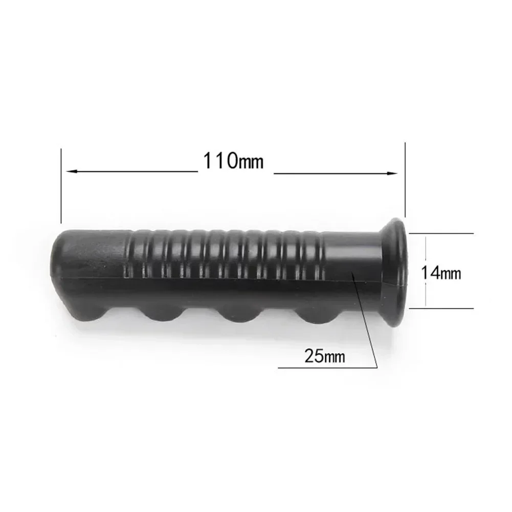 ​2pcs Rubber Handle Cover For Wheelbarrow Rubber Grips For Comfortable Efficient Gardening Power Tools Replacement Handles