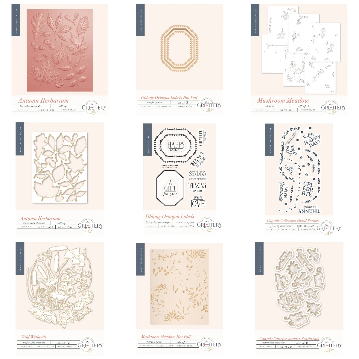 الفطر مرج الاستنسل 2025 جديد قطع يموت DIY بها بنفسك سكرابوكينغ الحرف صانع ألبوم صور قالب اليدوية الديكور