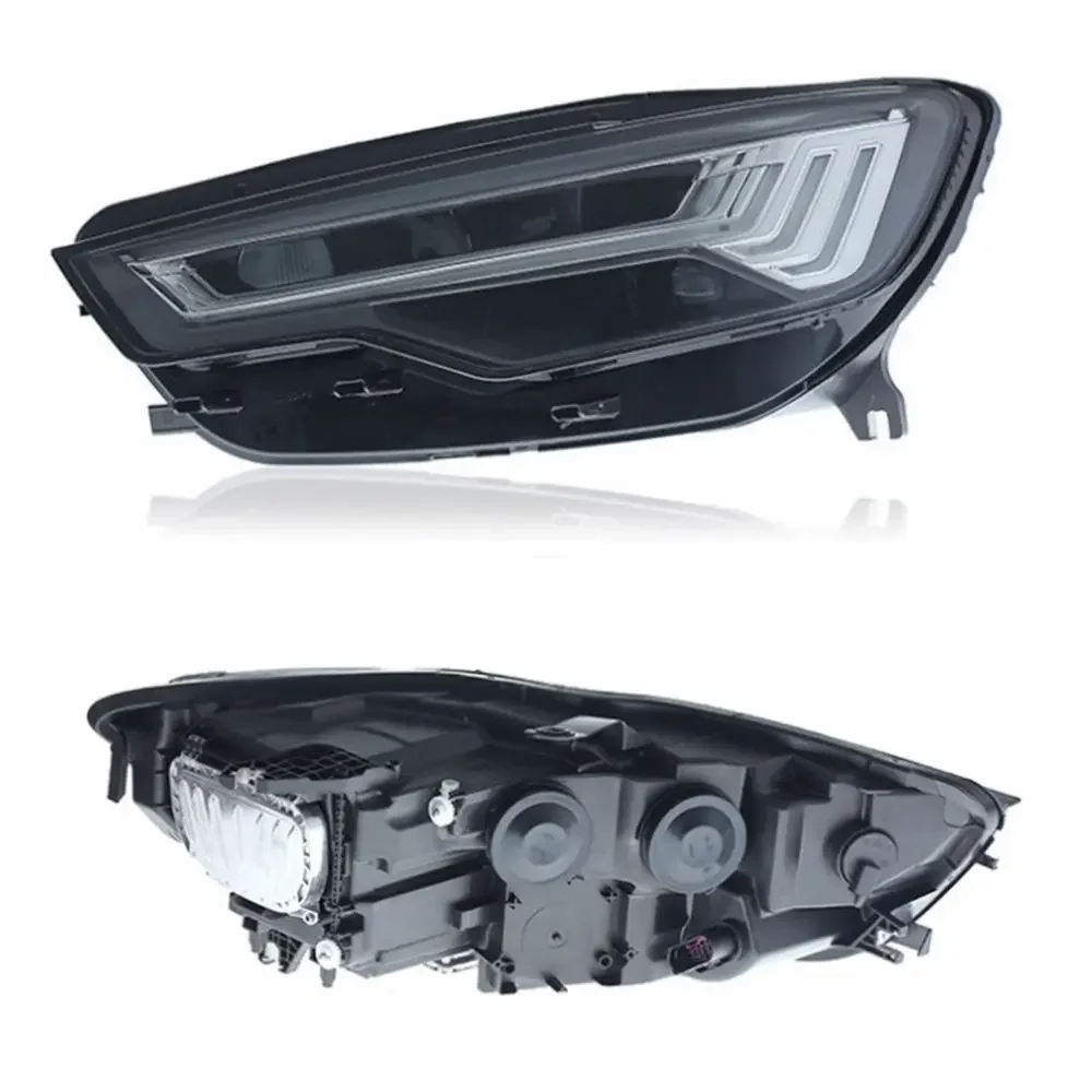 

ROLFES 2x For Audi A6 2012-2018 A6L C7 Front Head Lamp Upgrade LED Headlight DRL Dynamic Singal High Light