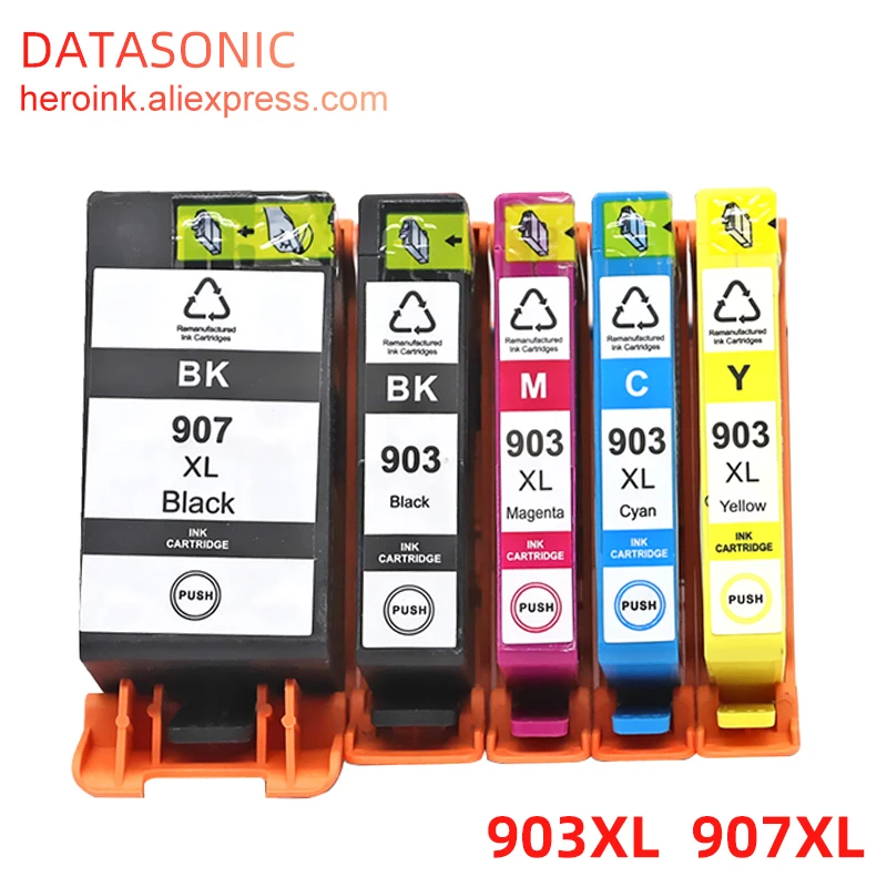 

903XL 907XL Compatible for HP903 HP907 ink cartridges suit for Officejet Pro 6950 6960 6962 6961 6970 6971 6963 6965 6966 hp-903