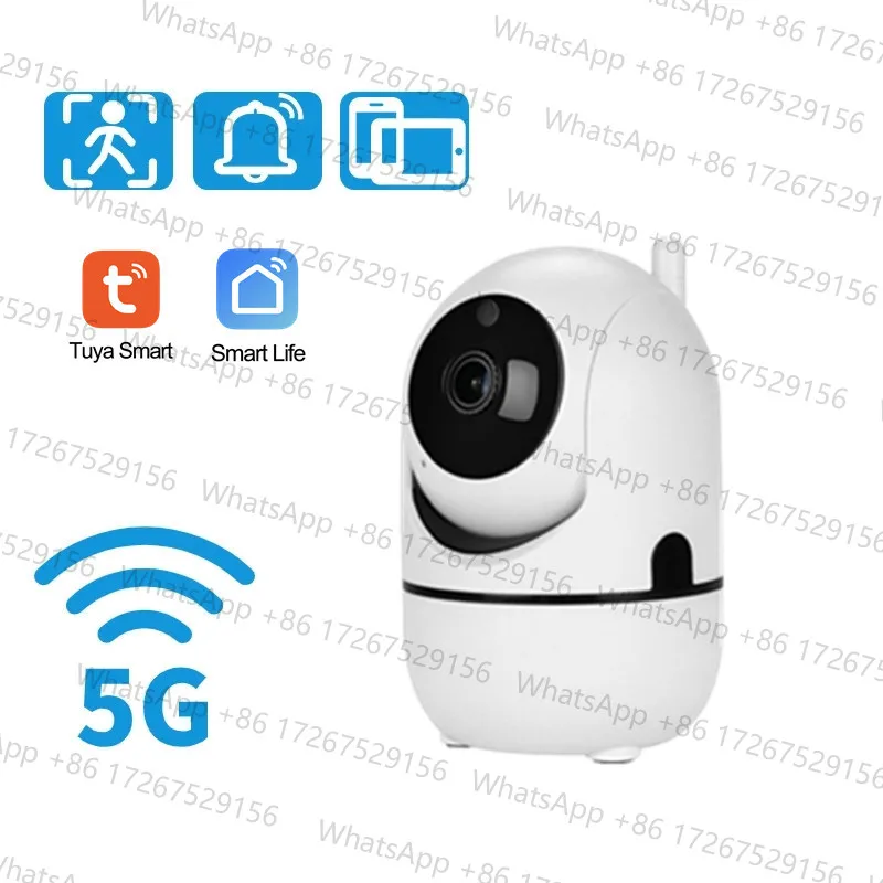 2MP 1080P 5G Tuya/YiLot/YCC365 APP Wireless PTZ IP Dome Camera AI Humanoid Detection Home Security CCTV Baby Monitor