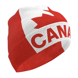 Canada Knitted Hat Free Custom Name  Winter Cold Pullover Canadian Maple Leaf French Can Flags Keep Warm Caps Ca Hip Hop Beanies