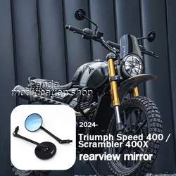 Aluminum Alloy Rearview Mirror For Triumph Speed 400  Scrambler 400X accessories