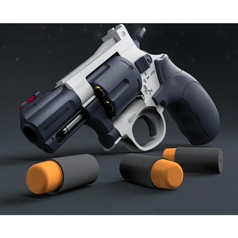 Revolver MP360 soft bullet toy gun alloy ZP5 Revolver 357 pistol toy boy gift