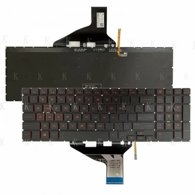 C    Red US Backlit Keyboard Backlight For HP 15-DC 15-DH 15-dc0087nr 15-dc0010nr