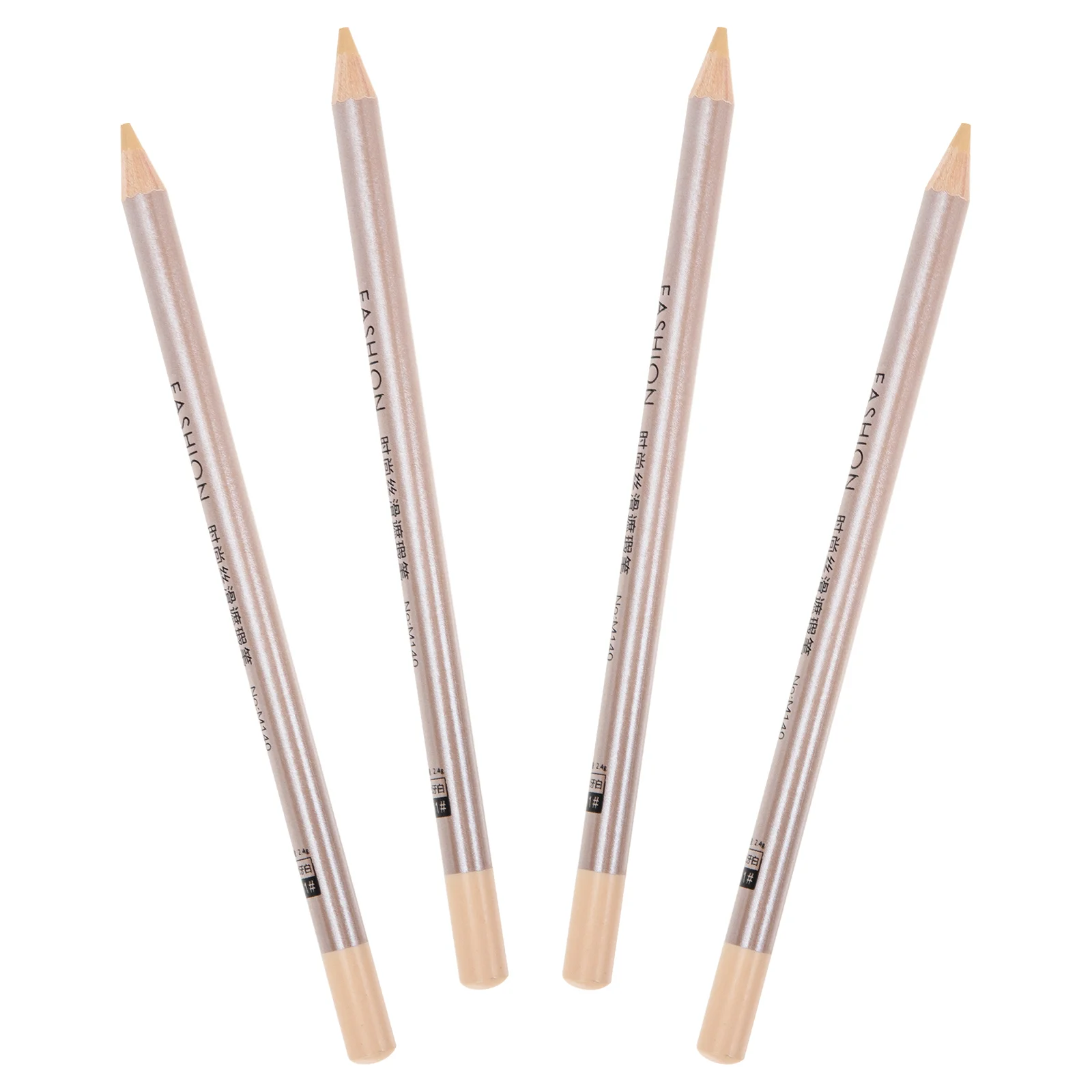 4 Pcs Lead Pencils Concealer Wooden Makeup Cover Eye Circle Spot Ivory Scar