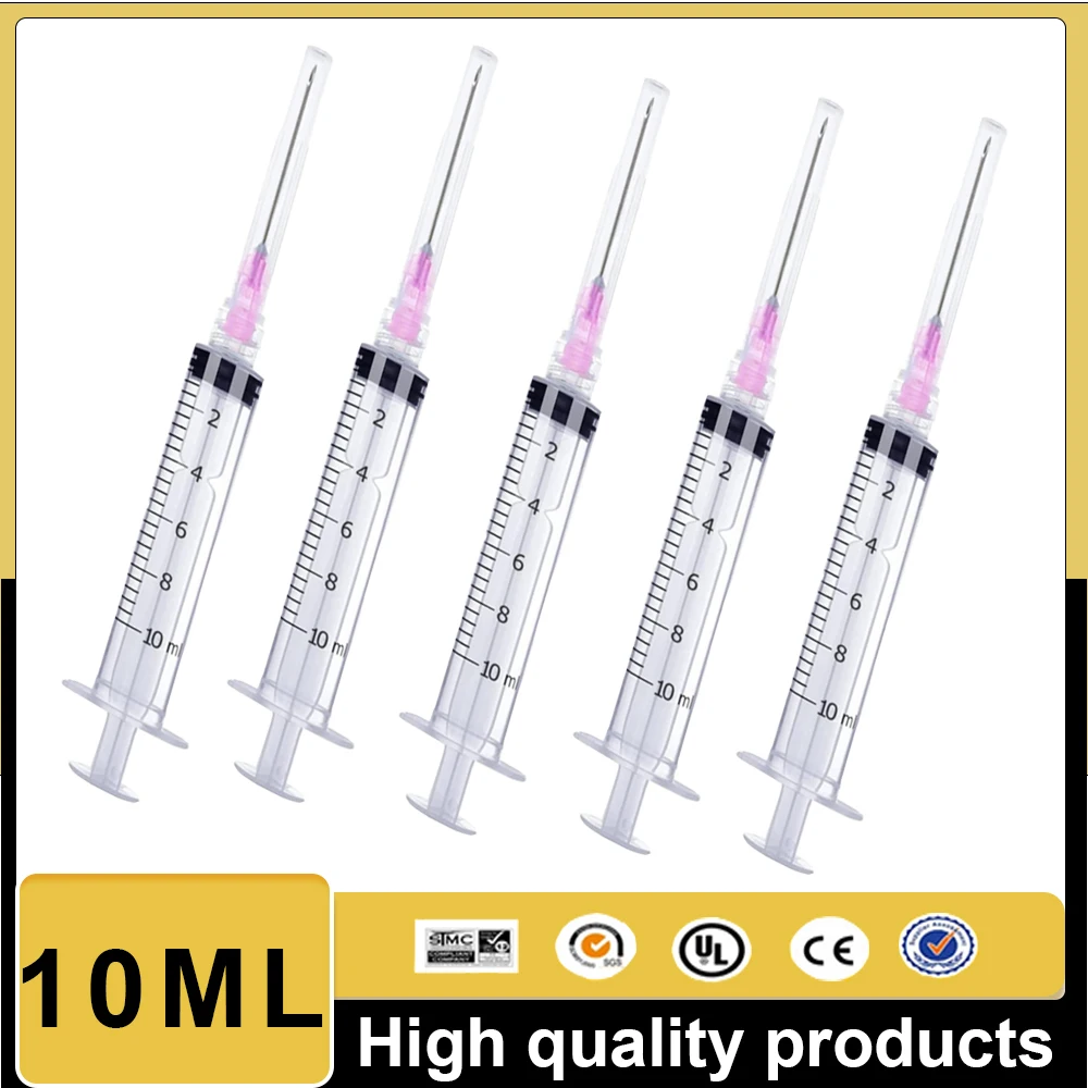 4-5pcs 10ML Refill Tool Syringe with Needle for Epson for HP for Canon for Brother for Ricoh FuJi Printer Ink Cartridge and Ciss