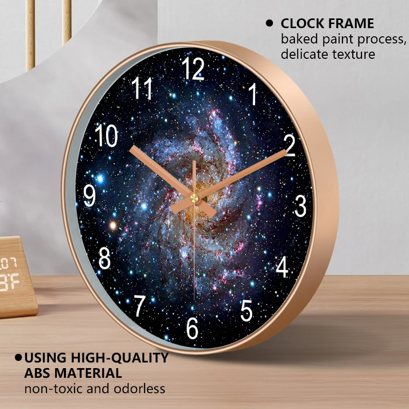 Modny kosmiczny zegar ścienny  – Resin Art Wall Clock recenzja i cena
