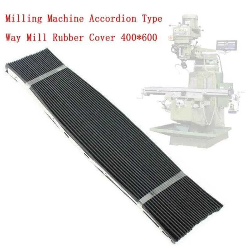 1pc Milling Machine Part Durable Accordion Type Way Mill Rubber Cover 400*600mm  Lathe Machine CNC Milling