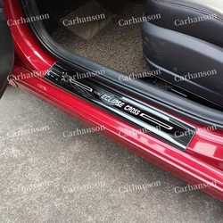 For Mitsubishi Eclipse Cross Door Sill Protectors Scuff Plate Car Sticker Accessories Pedal Styling Cover 2019 2023 2021 2020
