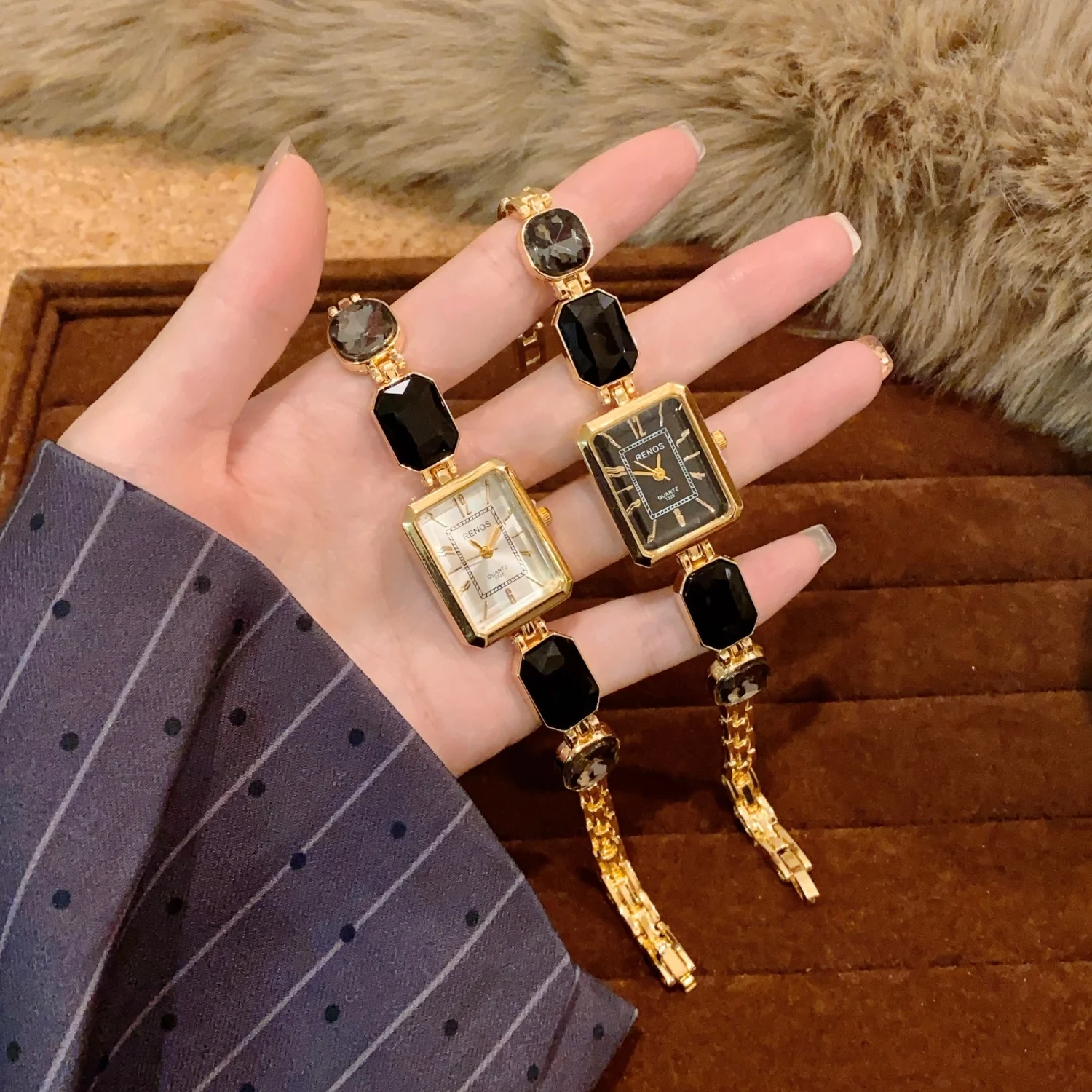 

Роскошный большой браслет с бриллиантами, женские часы с квадратным циферблатом, женские подарочные наручные часы, дропшиппинг Reloj De Mujer