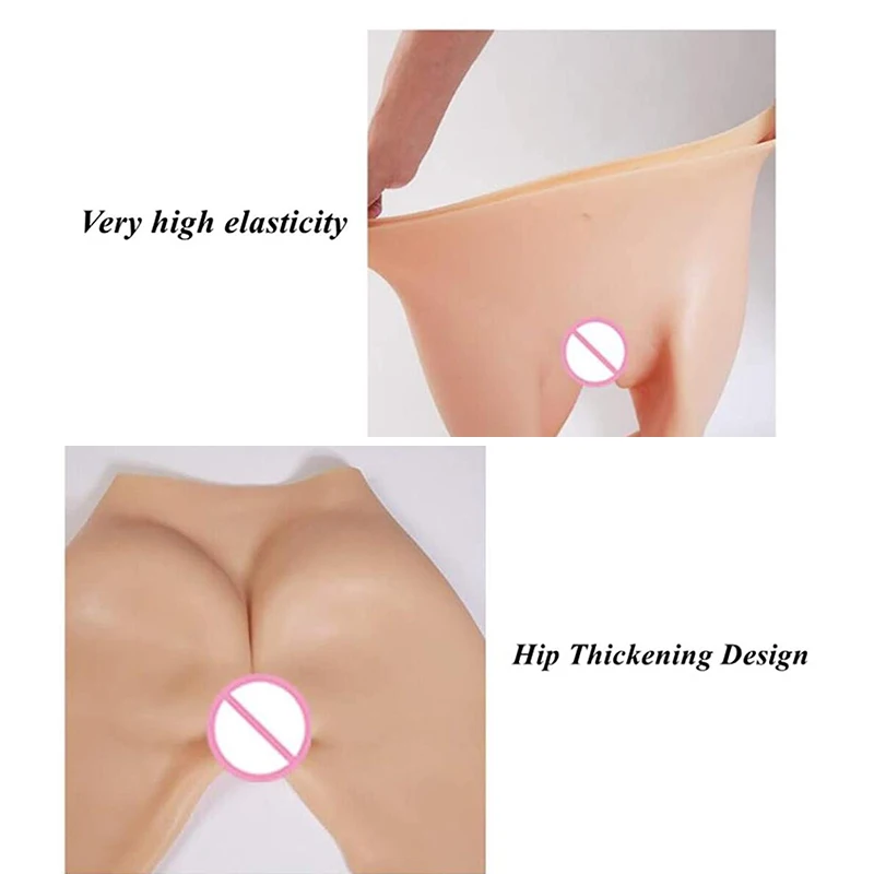 Realistic Cosplay Costumes Vagina Panties Silicone Pant with Fake Vagina for Drag Queen Crossdresser Transgender Sissy