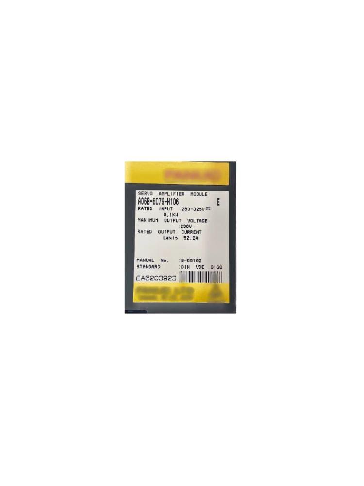 A06B-6079-H106 ALPHA SERVO MODULE MDL SVM1-130