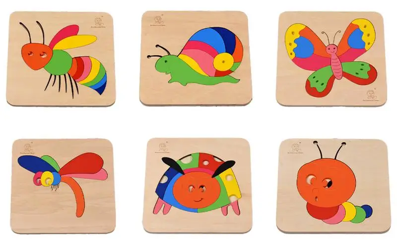 

Animal Puzzles For Kids Wooden Puzzles STEM Animal Shape Montessori Toys Cartoon Jigsaw Early Education Toy For Preschool Game