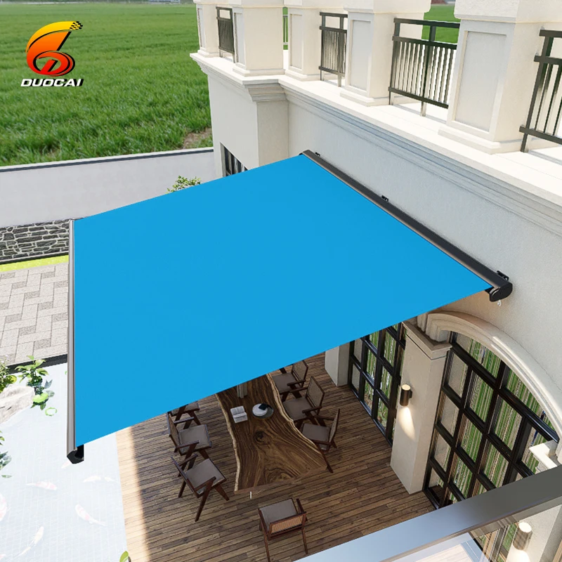 Electric Retractable Box Roof Awning Folding Arm Store Waterproof Wall Hanging Awning