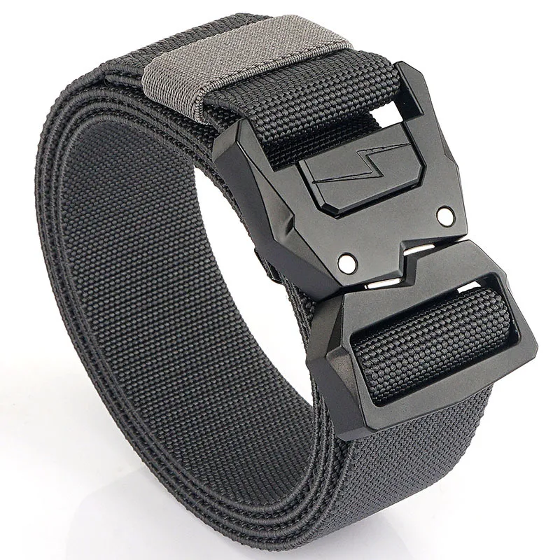 Special Forces Tactical Pants Belt Aluminum Alloy Nylon Outdoor Canvas Belt Military Belt