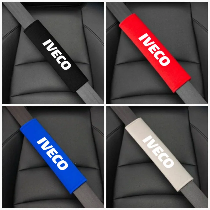 2pcs Cotton Car Seat Belt Safety Belt Shoulder Protector Cover For IVECO Banner 3ft X5 Ft 3ft X5ft Accessories