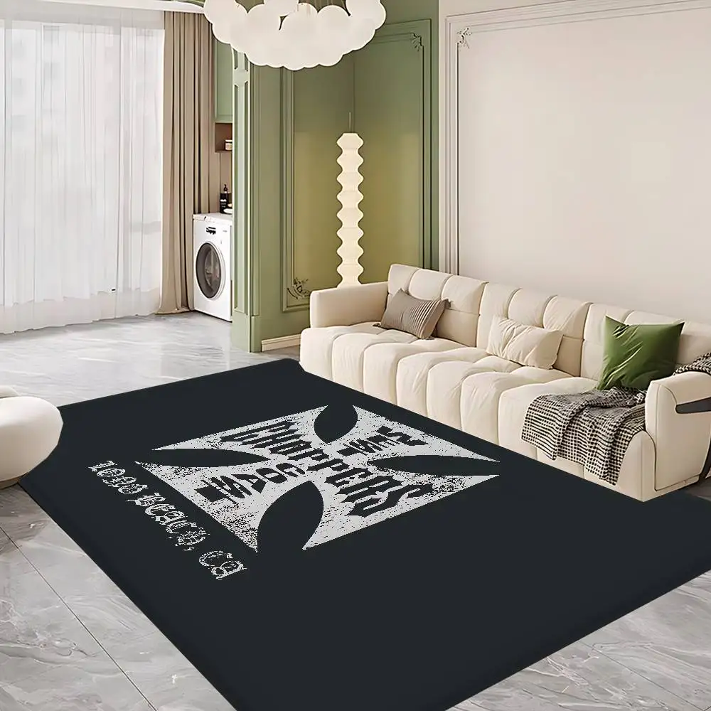 West C-Coast C-Choppers Door Mat Kids Room Bedroom Decoration Balcony Anti-Slip Doormat Living Room Doormat Area Rug