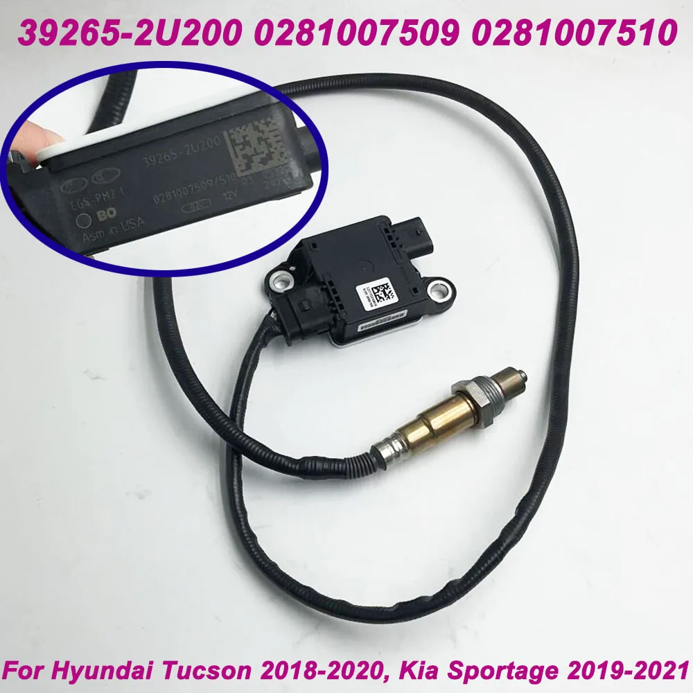 High Quality For Hyundai Tucson Kia Sportage 39265-2U200 392652U200 0281007509 0281007510 Particulate Matter Sensor Made In USA