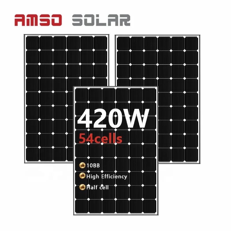 

Factory price 420W monocrystalline solar panel 420 watt mono with CE TUV