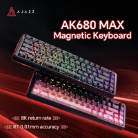 ajazz ak680MAX Magnetic Switch Keyboard Tri-mode Rapid Trigger 8K Return Esports Gamer Customize RGB Mechanical Gaming Keyboard