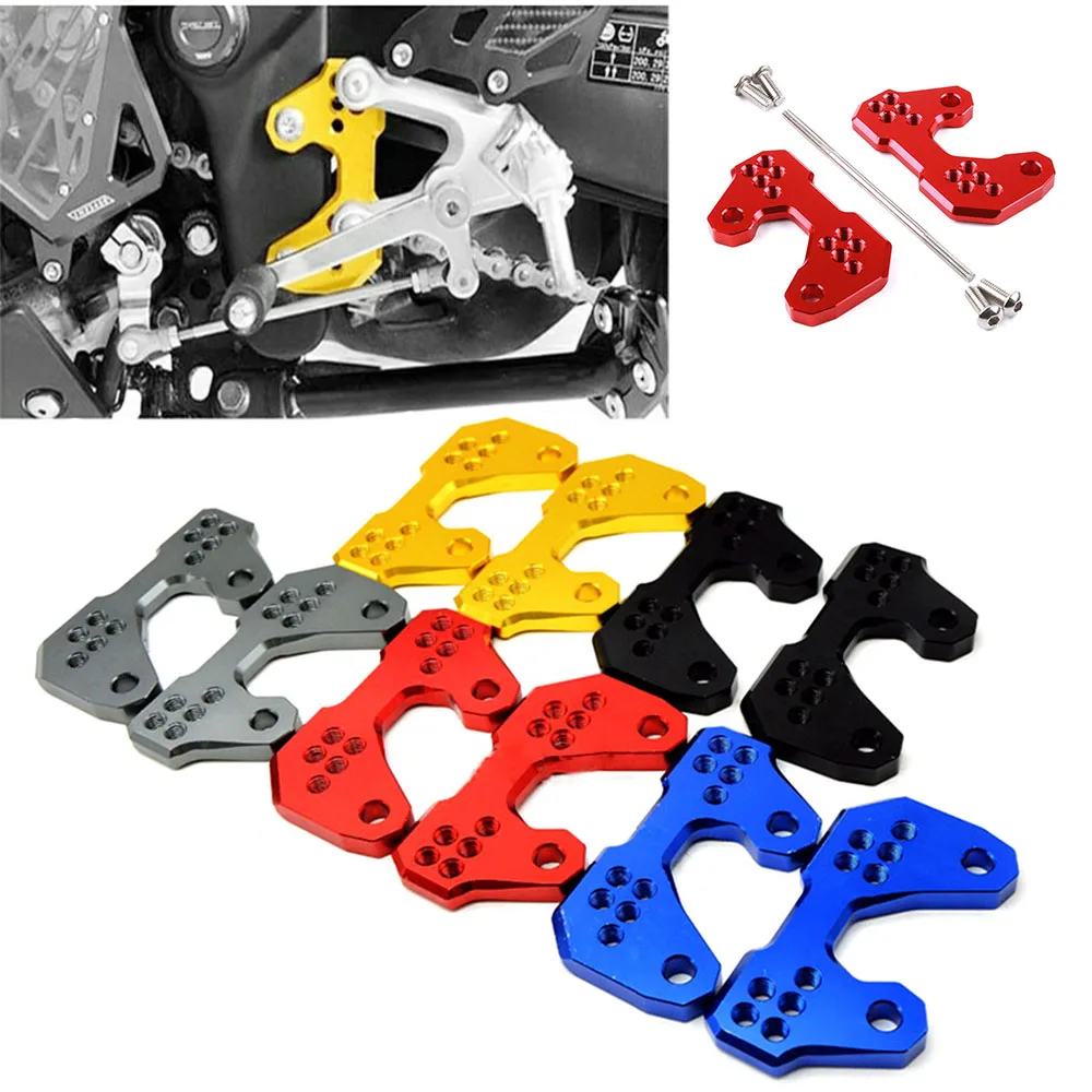 Motorcycle Adjustable Base Foot Pegs Rear for YAMAHA YZF R3 R25 MT25 MT 03 25 MT03 Foot Peg Mount Bracket Parts 2016 2017 2018