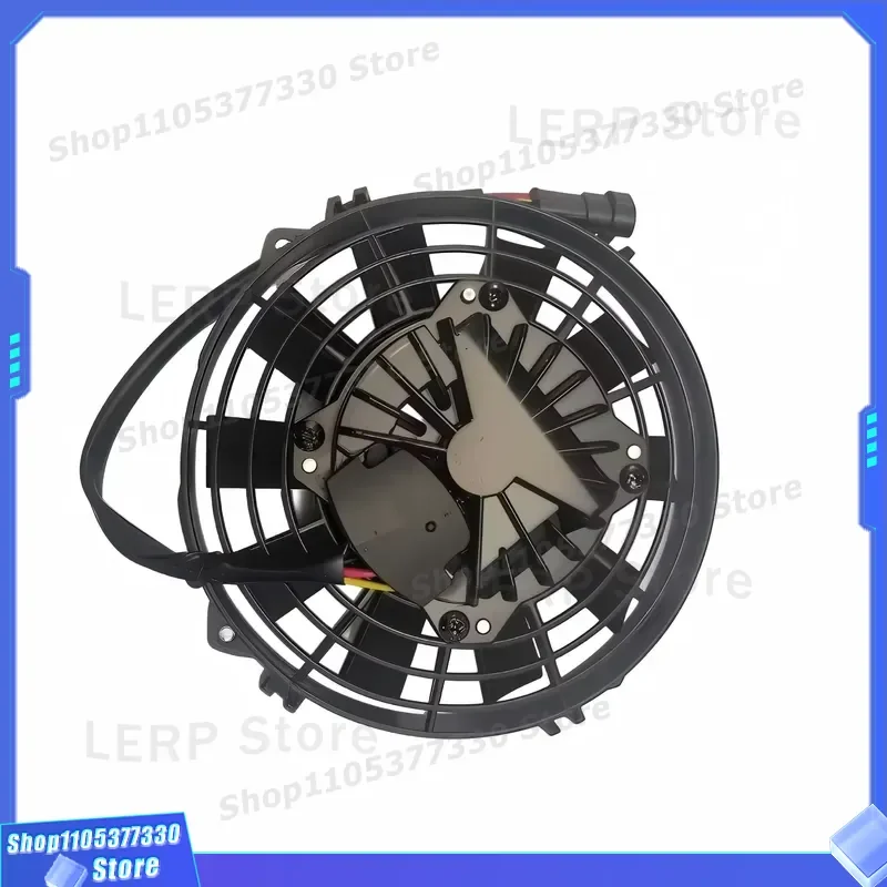 12V 24V 8 Inch Brushless Radiator Cooling Fan IP67 Waterproof Automotive Electric Motor for Car Truck Engine Heat Dissipation
