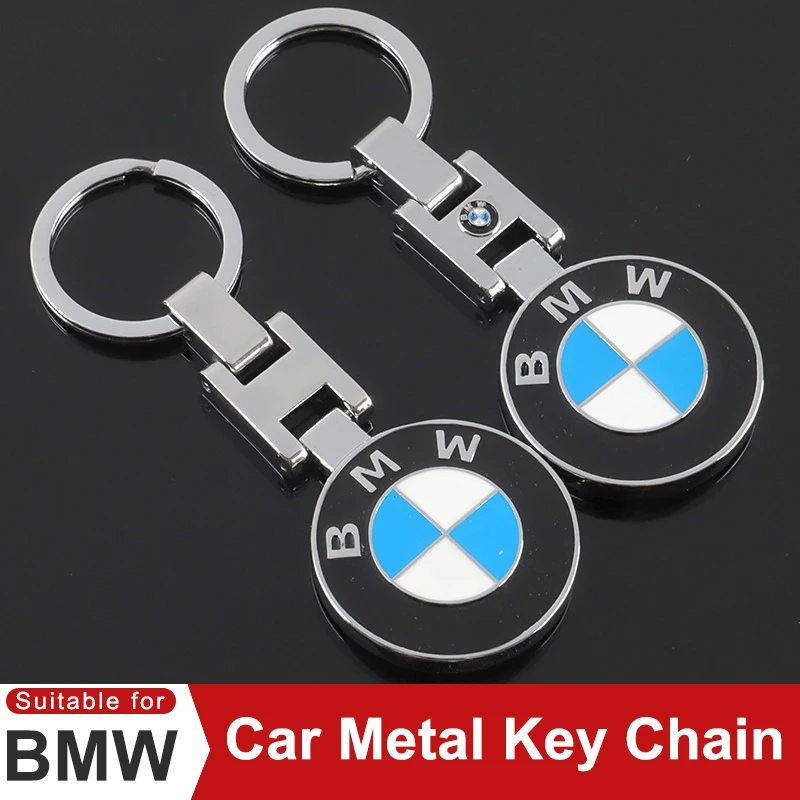 For BMW 1 2 3 4 5 6 7 Series X1 X3 X4 X5 X6 X7 87 F20 E36 E46 E90 E39 F10 F16 Car Metal Keychain Key Ring Decoration Accessories