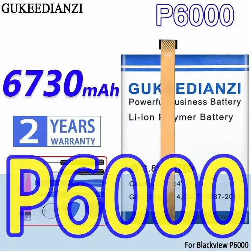 

6730Mah For Blackview P6000 Reliable Replacement Mobile Phone Battery