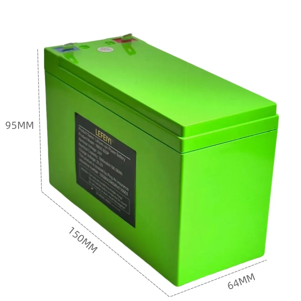 噴霧器、子供用オートバイ、おもちゃの車、電気三輪車に適したリチウムbmsバッテリー、24v、25.2v、7800mah、6s3p