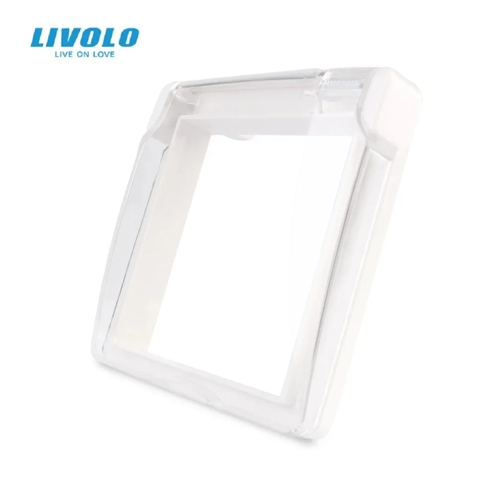 Livolo EU Standard Waterproof Cover,Plastic Decorative for Socket, 4 Colors ,C7-1WF-11,58mm*11mm