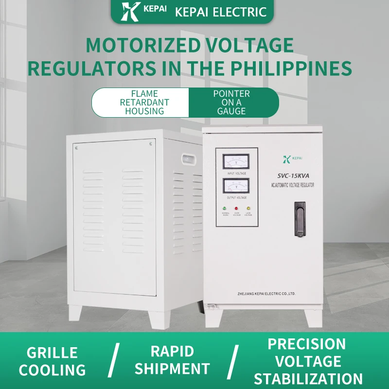 Regulador de tensão estabilizador personalizado 15kva, ponteiro monofásico, estabilizadores de servomotor, equipamentos de máquinas industriais