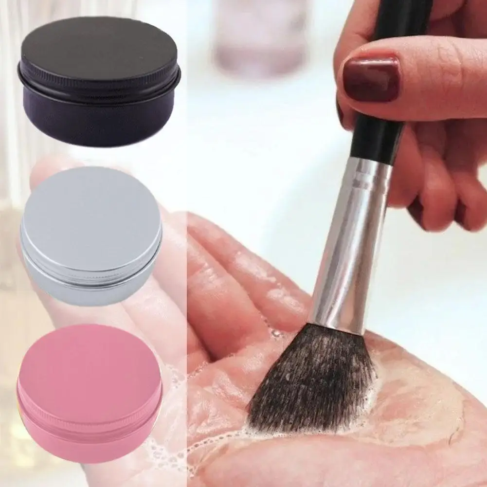 Juego de cepillos de maquillaje, limpiador de champú, jabón sólido, herramienta de limpieza para eliminar el Color cosmético y las manchas sucias, almohadilla limpiadora de cepillos, 1 Juego