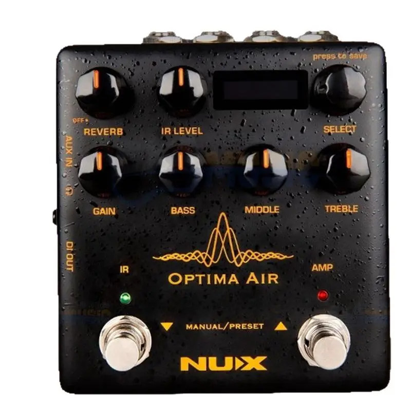 ABJM-NUX OPTIMA AIR NAI-5: Предусилитель для электрогитары и симулятор акустической гитары