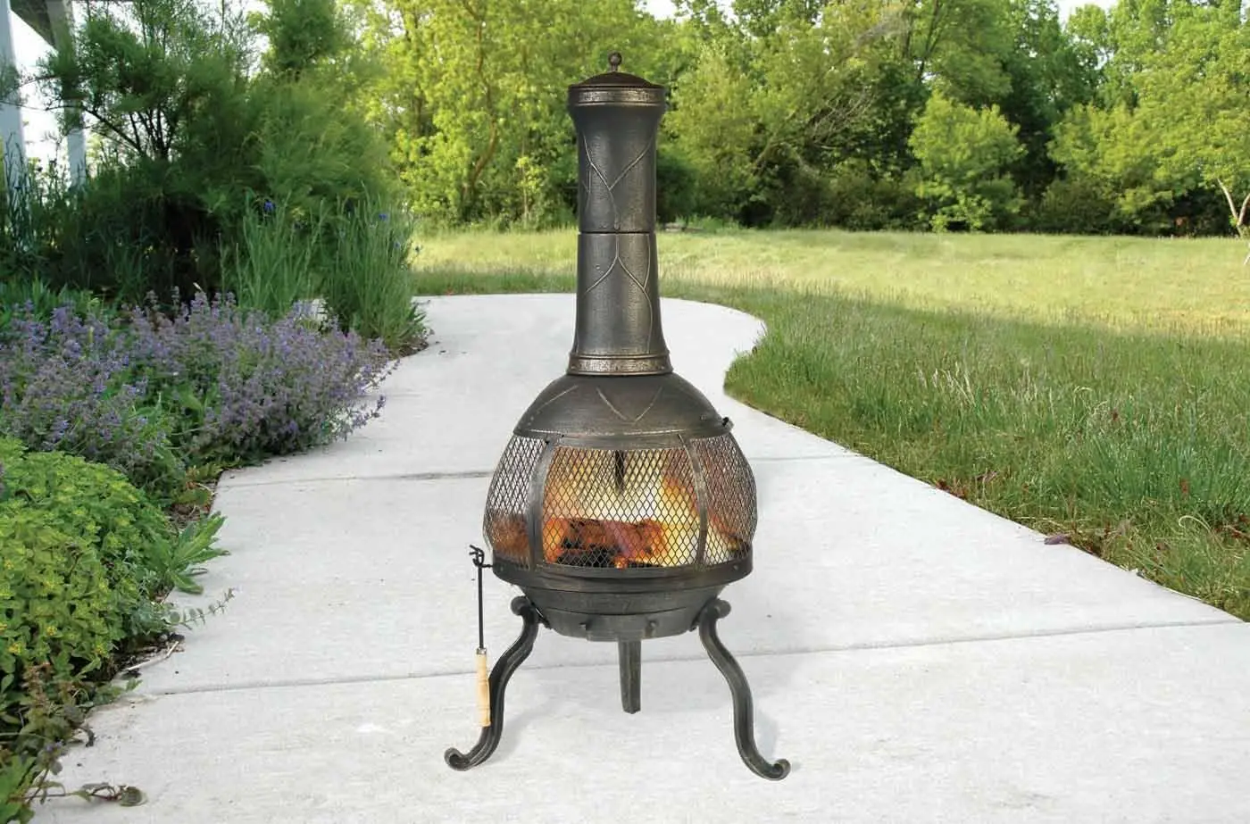 Deckmate Sonora Outdoor Chimenea Fireplace Model 30199