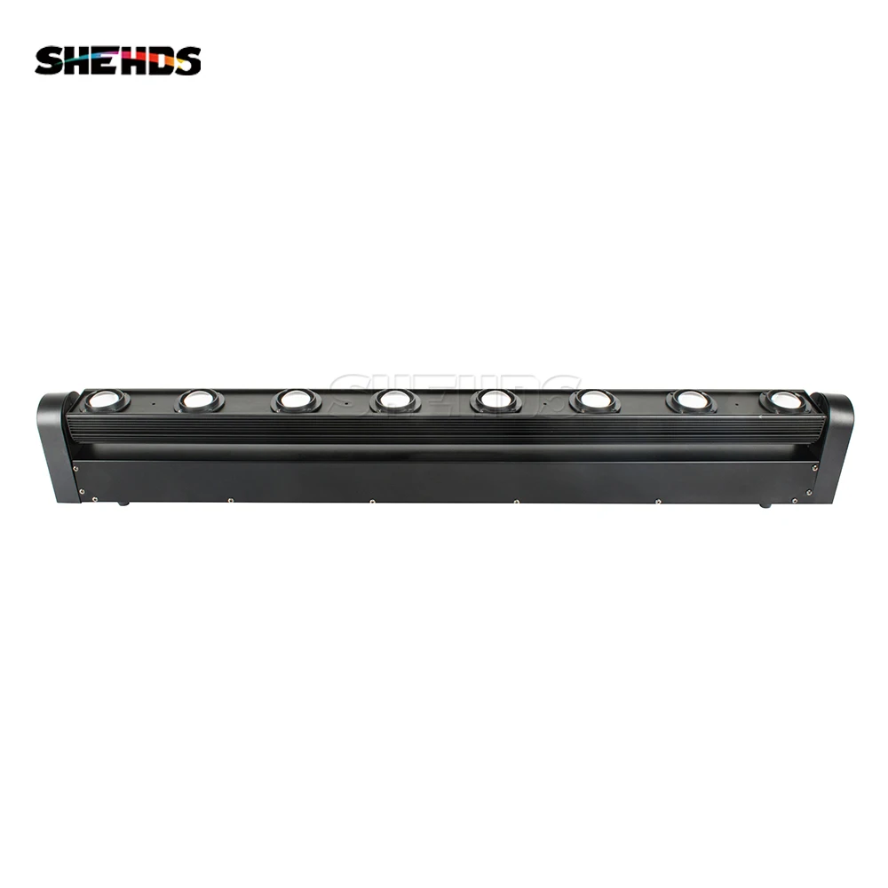 SHEHDS 2pcs LED RGBW 8x12W Bar Beam Moving Head Lighting Flight Case For DJ Disco Christmas Party Night Club KVT Dance