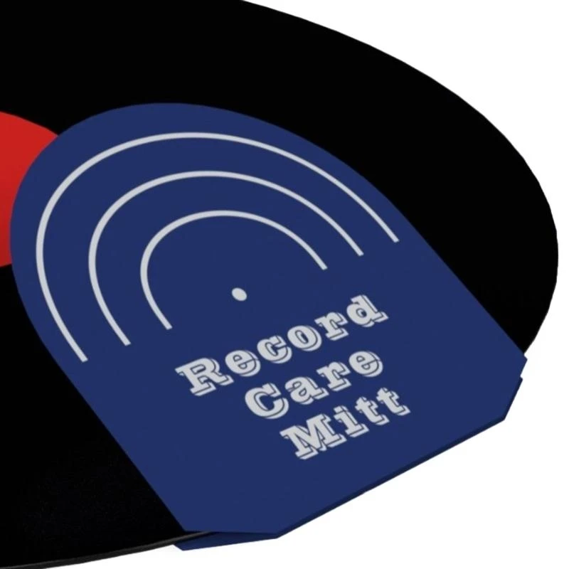 記録MITTレコードプロテクターグローブ2パックアンティスティッククリーニングカードボード.H05A